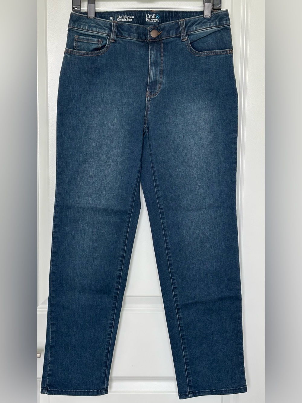 Croft & Barrow Effortless Stretch Jeans 8S Short Straight NWOT